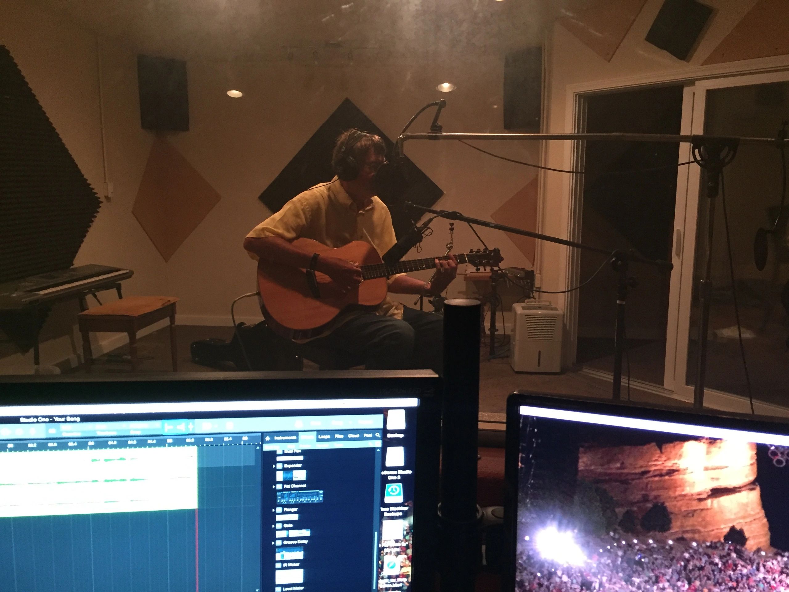 Inside the BEM recording studio in Hot Springs, Arkansas — professional console and live room